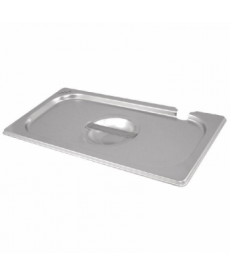 Capac cu fantă pentru tavă gastronorm GN 1/1, oțel inoxidabil