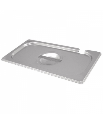 Capac cu fantă pentru tavă gastronorm GN 1/1, oțel inoxidabil
