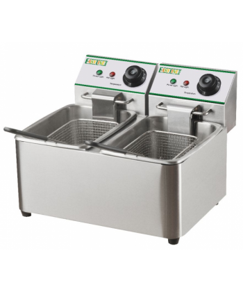 Friteuză electrică dublă de banc 4L + 4L - Easyline